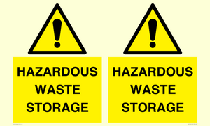 HAZARDOUS WASTE STORAGE